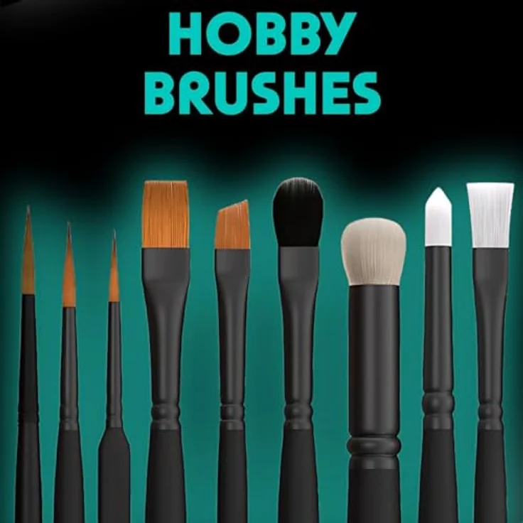 Vallejo Brushes Starter Set, Präzisionspinsel 1 - 3/0 und Effects 4 für detaillierte Maltechniken – Bild 6