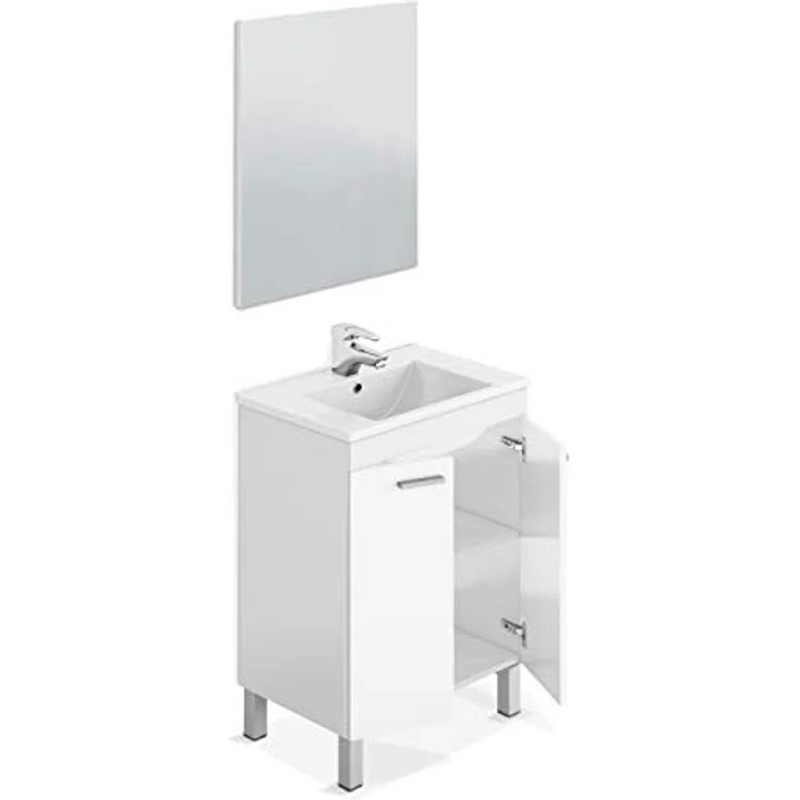 Aqua Plus saesmkon60bl Koncept Waschtisch Badezimmer - – Bild 2