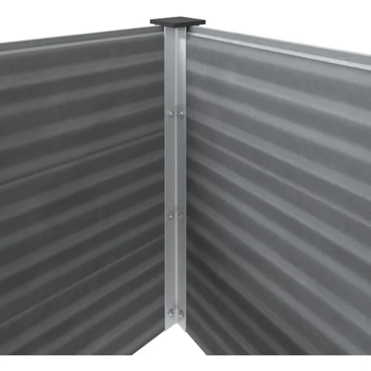 vidaXL Garten-Hochbeet WPC 150 x 50 x 54 cm Grau – Bild 7