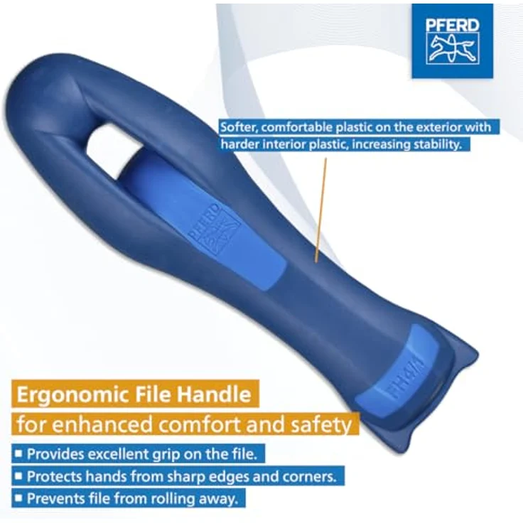 Pferd Univ.-Schärffeile m.Heft 200mm H2 Pferd – Bild 2