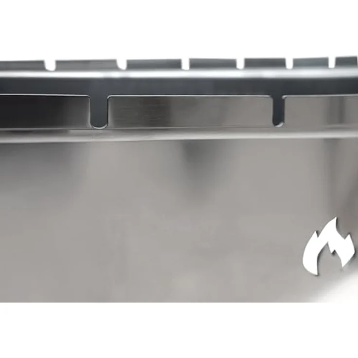 Grillpeter Mangal Izmir Steckmangal, 2 mm Edelstahl Schaschlikgrill für Holzkohle – Bild 5