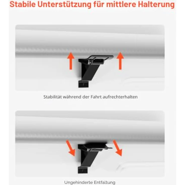 VEVOR elektrische wasserdichte Modulmarkise für Wohnmobile, Seitenmarkise 4285 mm mit Aluminiumrahmen, Farbverlauf Schwarz, verstellbare Schrauben – Bild 6