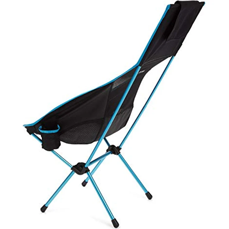 Helinox Savanna Chair | Ergonomisches Design und ausgeklügelter Stil fließen zu einem Stuhl zusammen, der überragenden Komfort und Support bietet (Black) – Bild 4