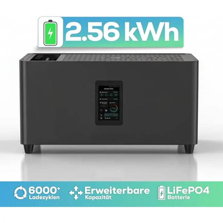Sunniva Marstek Jupiter C + Plus Solarspeicher 2,56 kWh LiFePO4 mit IP65, 6000 Zyklen, WIFI & Bluetooth, für PV Systeme – Bild 2