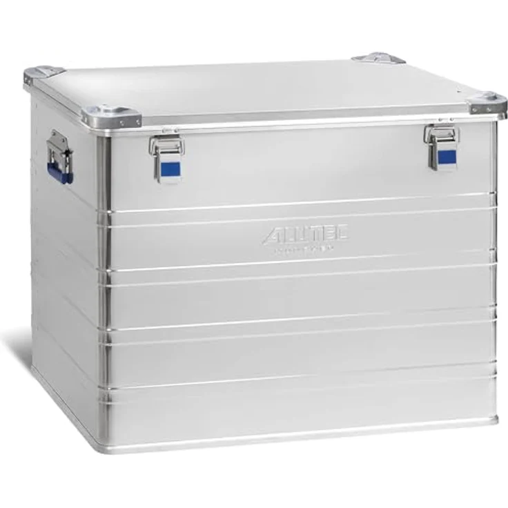 ALUTEC MÜNCHEN Aluminiumbox Industry 243, Werkzeugbox mit 243 l Volumen, Innenmaße 750 x 550 x 590 mm, staub-/spritzwassergeschützt, 8,98 kg Gewicht – Bild 1