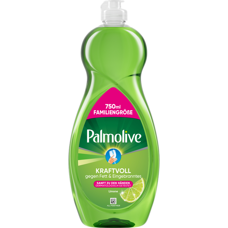 Palmolive Geschirrspülmittel Limonen frisch, hohe Fettlösekraft mit Zitrus-Extrakten, sanft zu Händen