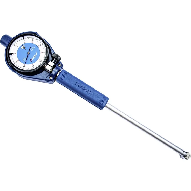 Dasqua 5511-1115 Messuhr, Präzisionsmessgerät mit Ablesung 0.01mm, Maße 295.5mm x 44mm