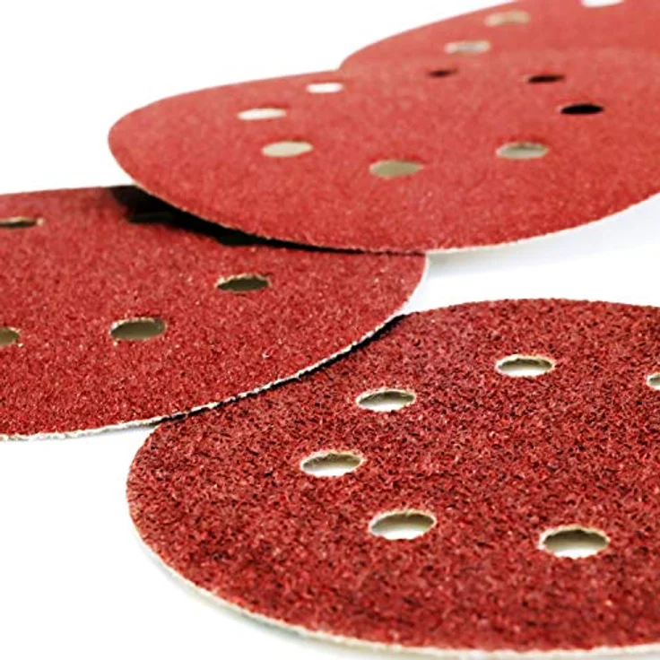 S&R Klett Schleifpapier Professional, Set 125 mm 60 St: je 10x P40, P60, P80, P120, P180, P240, 8 Löcher, für Exzenterschleifer – Bild 2