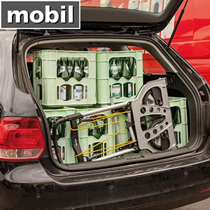 wolfcraft TS 850 Transportsystem 5501000 | Komfortable & klappbare Sackkarre für Lasten bis zu 100 kg | Stabiler Handkarren für Getränkekisten, Blumenkübel, uvm. – Bild 6