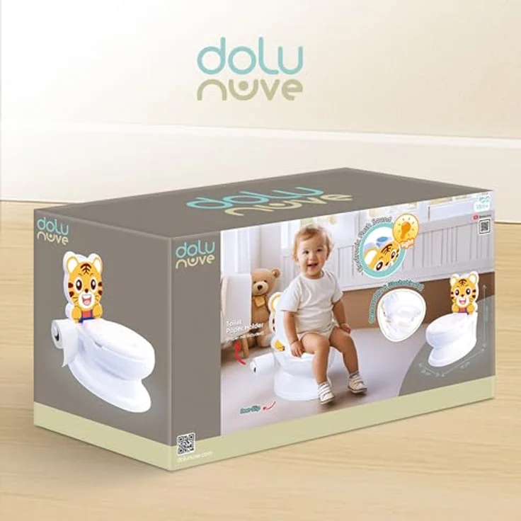 DOLU NUVE Kleinkind Potty ''Tiger'', pädagogisches Töpfchen für Kinder – Bild 4