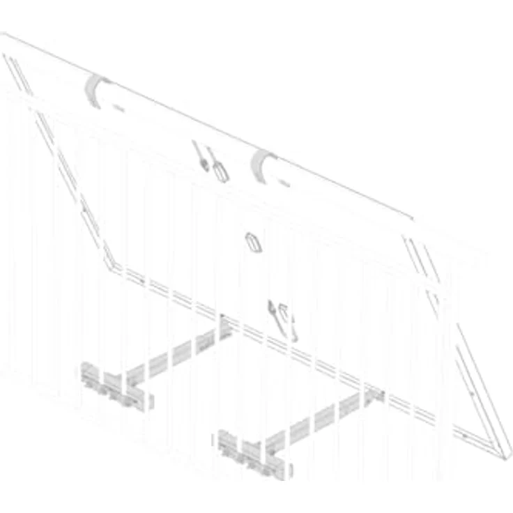 ECOFLOW EFA-BKWLATTICEBAL-W-EU Bracket - Lattice Balkon Modulhalterung mit 30 kg Tragfähigkeit und Windwiderstandsklasse 10 – Bild 3