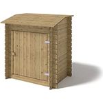 Paradies Pool Pumpenhaus Holz 1,26 m Gerätehaus Gartenhaus Geräteschuppen Geräteschrank Allzweck Universal Aufbewahrung