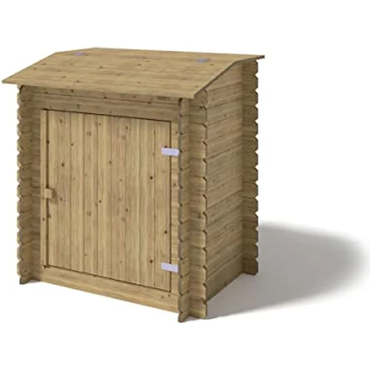 Paradies Pool Pumpenhaus Holz 1,26 m Gerätehaus Gartenhaus Geräteschuppen Geräteschrank Allzweck Universal Aufbewahrung – Bild 1