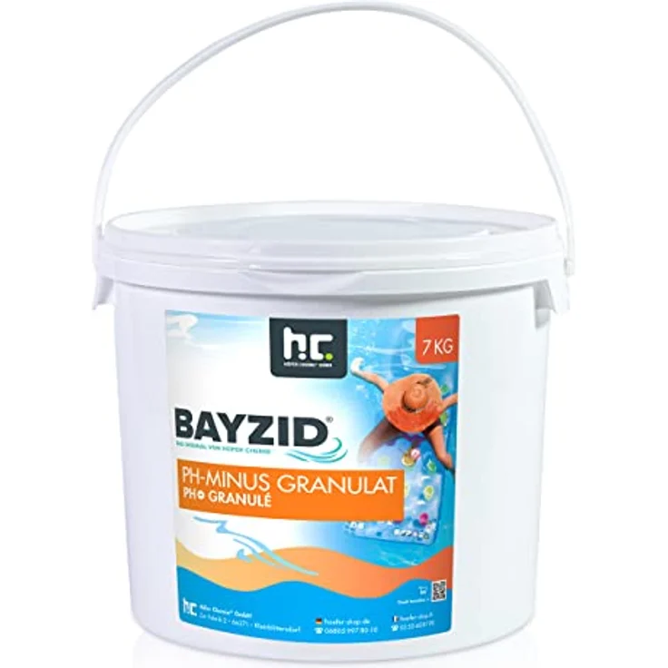 1 x 7 Kg BAYZID pH Minus Granulat für den Pool – Bild 5