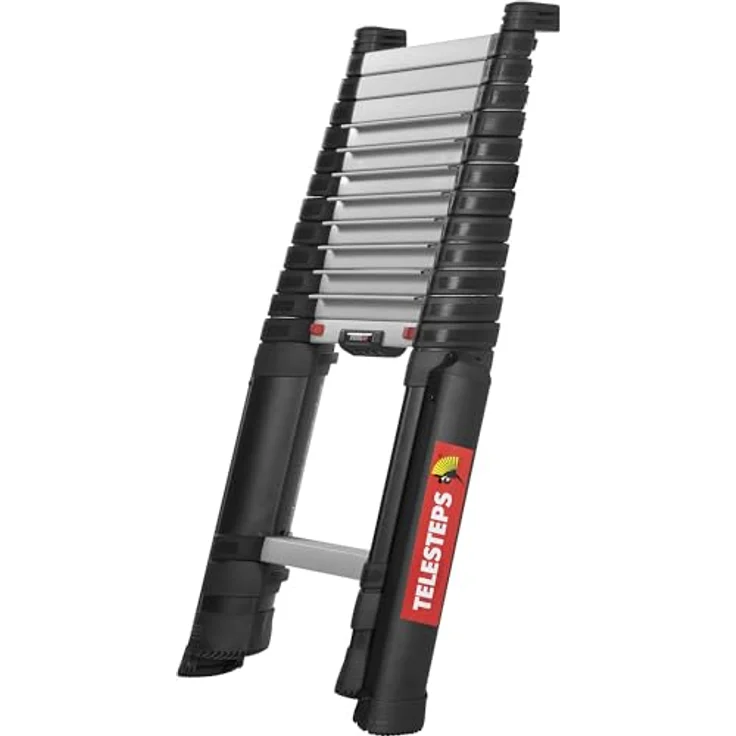 Telesteps Teleskop-Anlegeleiter PrimeLine 4,10 m mit Stabilisator – Bild 5