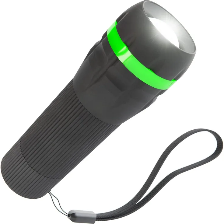 ABSINA LED Taschenlampe ABSINA LED Zoom Flashlight (1-St) in Schwarz