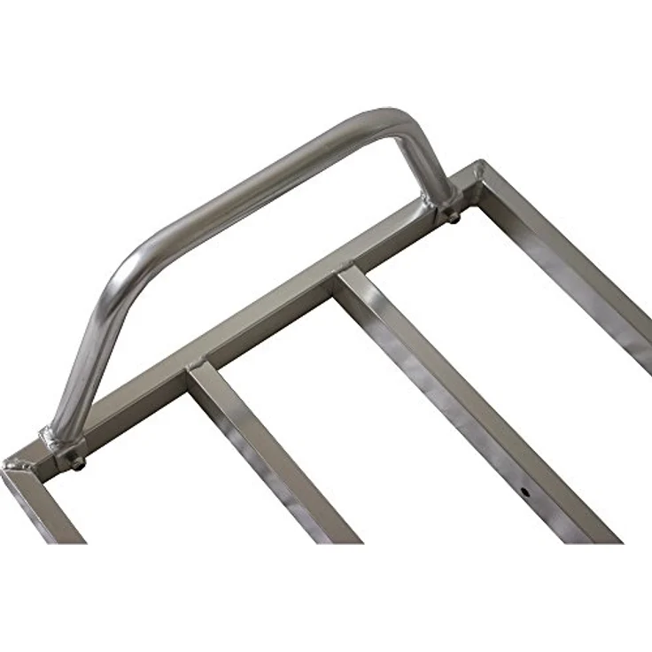 Pro-Bau-Tec Schweizer Sackkarre, Aluminium mit pannensicheren PU-Rädern, Tragkraft 200kg, leicht und rostfrei, 151 x 63 x 70 cm – Bild 4