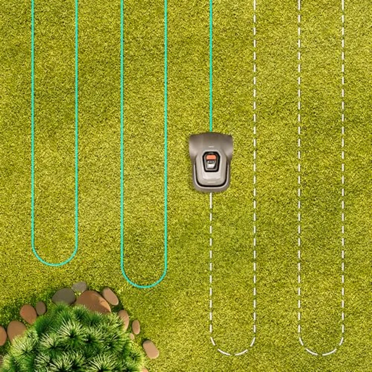 Cecotec Conga GrassHopper Map Connected, Mähroboter für Flächen bis 500 m², Digital Brushless Motor, 45% Steigung, APP Control, Regensensor, graufarben – Bild 4