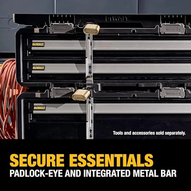 Dewalt ToughSystem dxl Modul mit zwei Schubladen, robuster Kunststoff-Korpus, kompatibel mit ToughSystem 1.0 und 2.0 – Bild 11