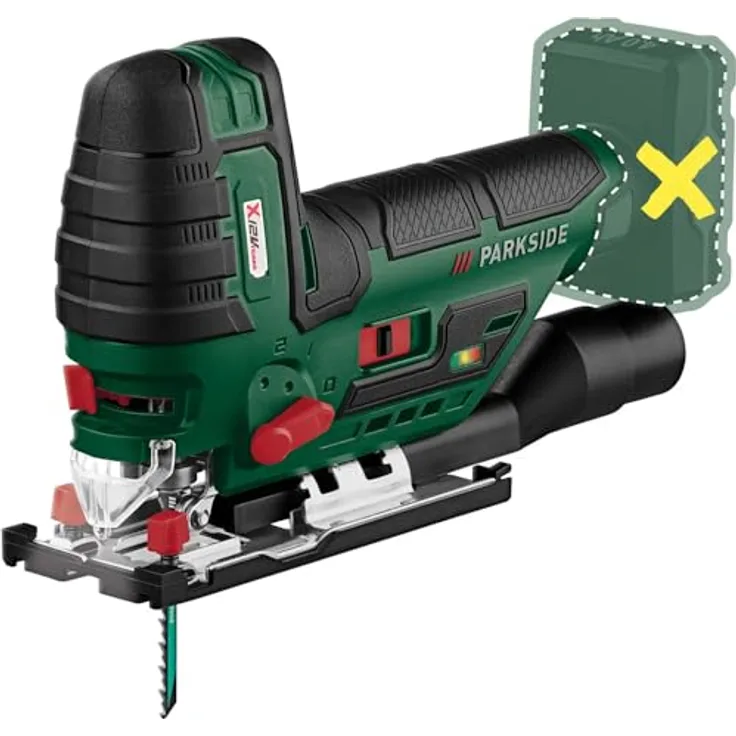 PSIDE PARKSIDE® 12V Akku Stichsäge PSTKA 12 C3, Pendelhubstichsäge - Constant Power Control, 2-stufig einstellbarer Pendelhub, LED-Arbeitsleuchte, ohne Akku und Ladegerät