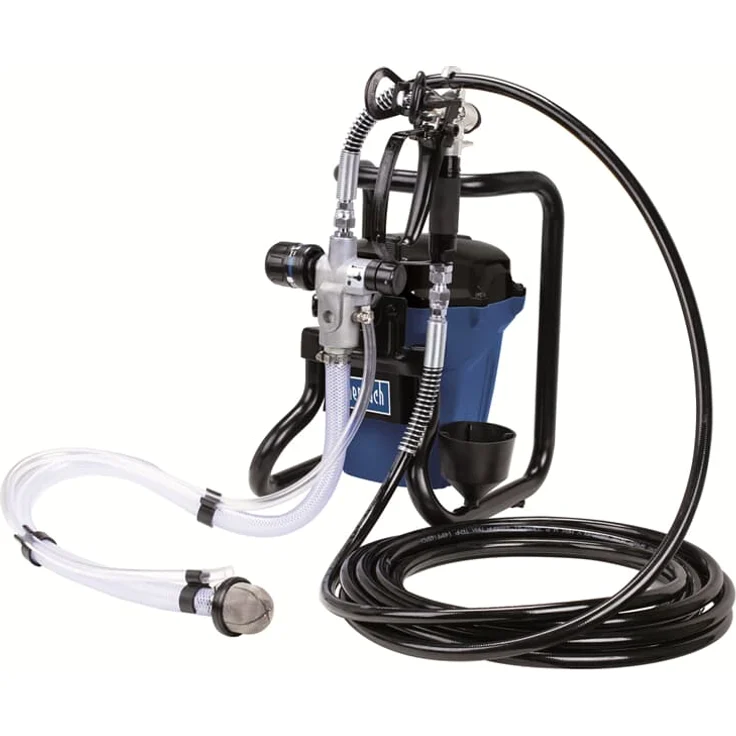 Scheppach ACS3000 AIRLESS Farbsprühsystem 517 mm Düsendurchmesser Schlauchlänge 7,6 m max. Förderdruck 207 bar Fördermenge 1,1 ml/min Farbsprühgerät 750W für Lacke und Farben – Bild 4