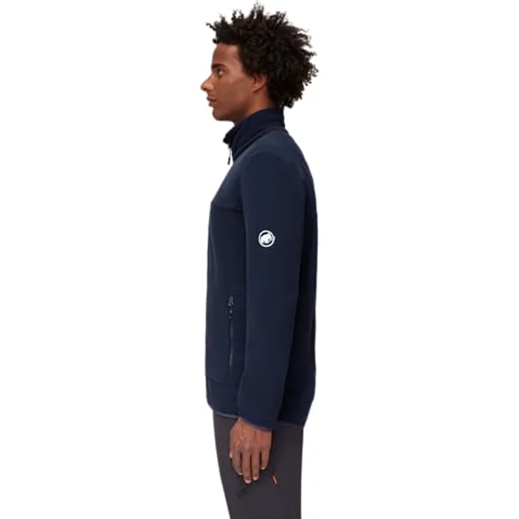 Mammut Fleecejacke Innominata Light ML Jacket Men, Nachhaltige Recyclingpolyesterjacke in freundlichem Design, blau – Bild 3