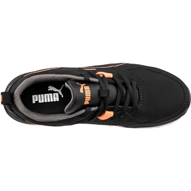 Puma Safety STEPPER Low 342940, Sicherheitshalbschuh S3S ESD HRO SR, schwarz/pfirsich, Gr. 41 – Bild 4