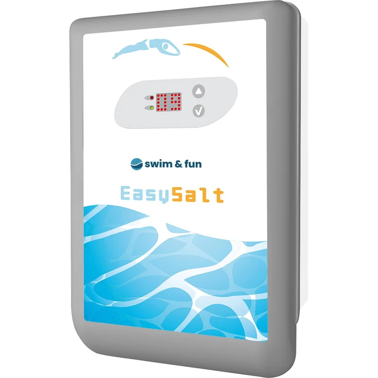 Aqua Speed Easy Salt 50, Salzwassersystem zur Umwandlung von Salz in natürliches Chlor, platzsparende Installation am Filterbehälter
