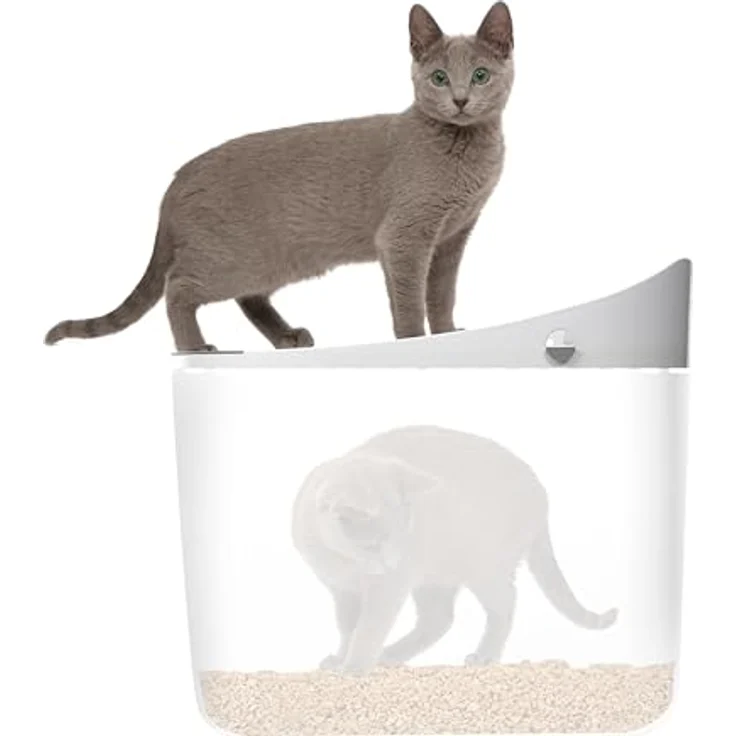 Catit Pixi Katzentoilette, Grau – Bild 3