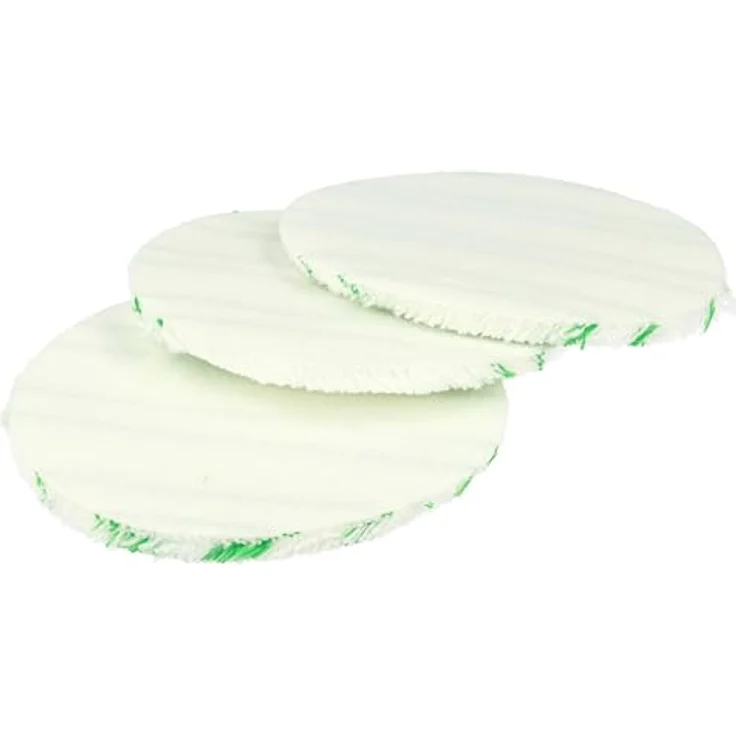 Vhbw Polierpad-Set für Kärcher FP 303, 6x Polierscheiben für Laminat, Durchmesser 12,5 cm, weiß/grün, waschbar bis 60°C – Bild 9