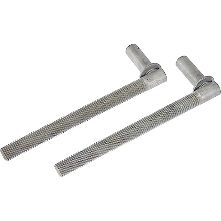 GAH-Alberts 410803 Kloben, ein Paar, zum Durchschrauben, verstellbar, feuerverzinkt, D16 mm, 190 mm, M16 – Bild 3