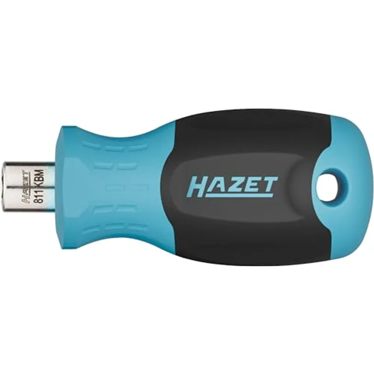Hazet Bithalter 811KBM, 70 mm Länge, 1/4 Zoll Sechskant hohl, magnetische Bitaufnahme, rutschfester Griff – Bild 2