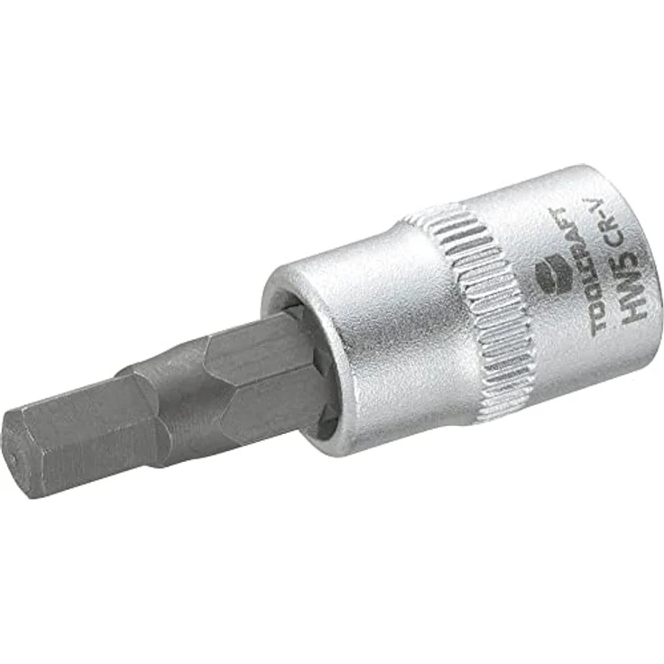 TOOLCRAFT Bit- und Steckschlüsselset, Steckschlüssel-Einsatz 6.3 mm (1/4) mit integriertem 5 mm Innen-Sechskant-Bit – Bild 1