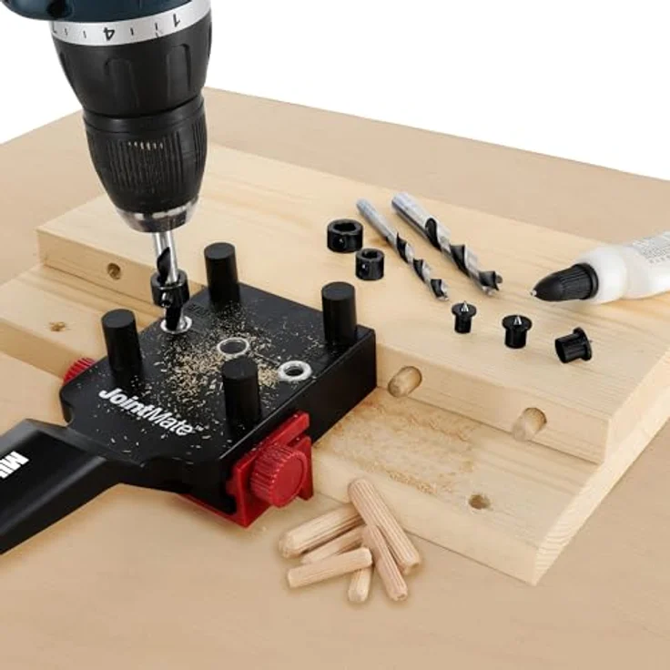 Milescraft Dowel Jig Kit Dübel Set inkl. Dübelautomat und Zubehör – Bild 3