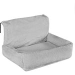 lionto Katzenbett für Heizungen Katzenheizungsliege Katzenhängematte für Heizungen, hellgrau