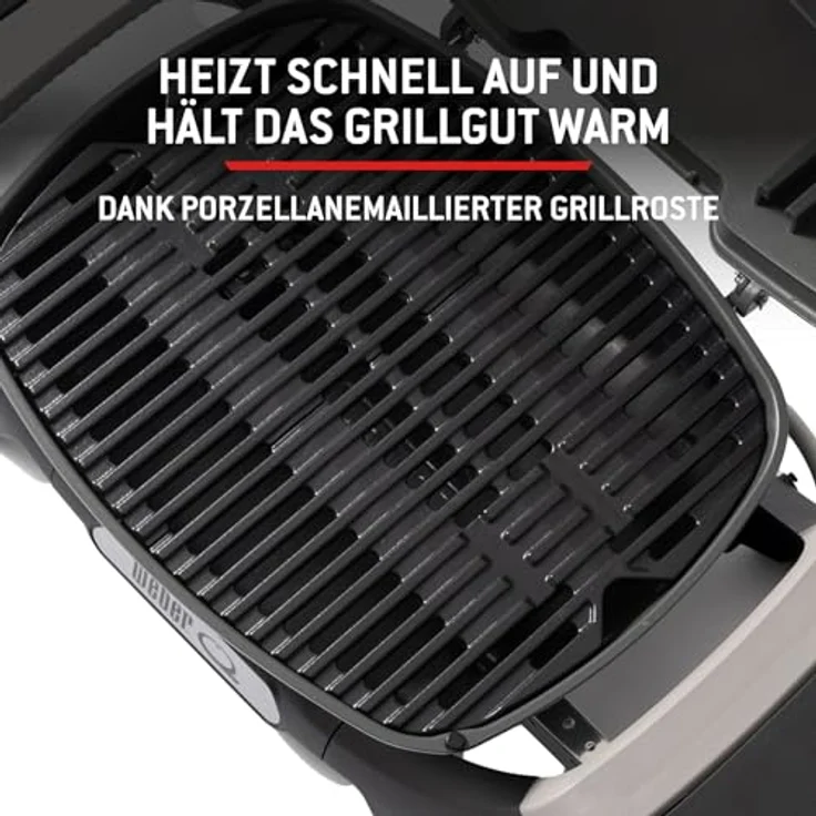 Weber Q2200N, Gasgrill mit Stand, stabiler Alugussdeckel, elektrische Zündung, Schwarz – Bild 8