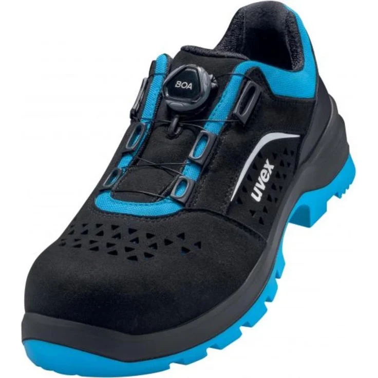 Uvex Safety 2 xenova, Sicherheitsschuh S1 P SRC, BOA Fit, Weite 10, Gr. 39, metallfrei, Atmungsaktiv, Dämpfung, modisches Design