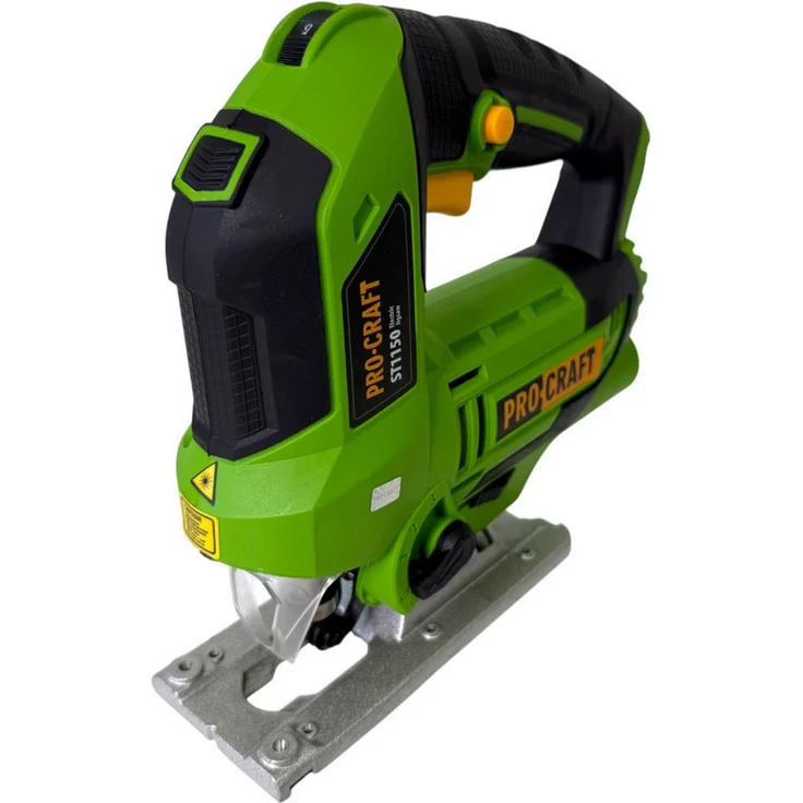 PRO CRAFT ST1150 Stichsäge, 750 Watt, +/- 45° Schnittwinkel, Laser und LED-Arbeitsleuchte