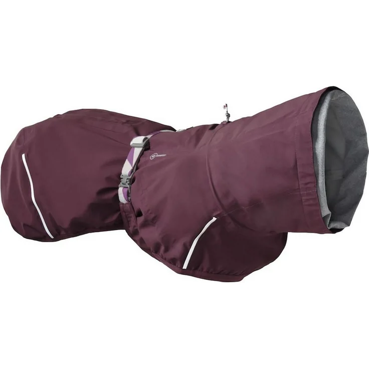 HURTTA Hunderegenmantel Regenmantel Mudventure Coat, wasserdicht, recycelt, eggplant (aubergine) – Bild 1