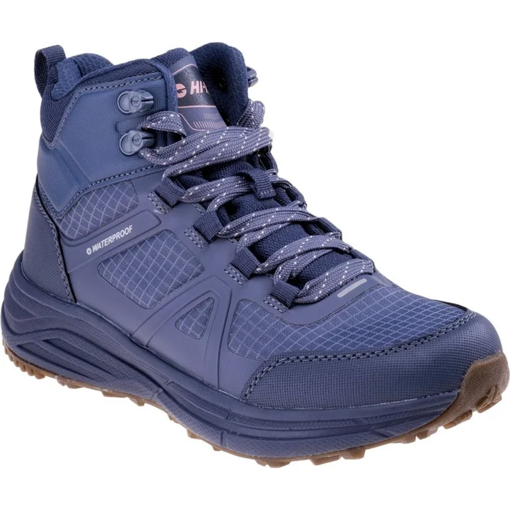 Hi-Tec Granise Halbhohe Stiefel für Damen, Wasserfest, Komfortabel, Dunkles Marineblau, Größe 36,5 EU