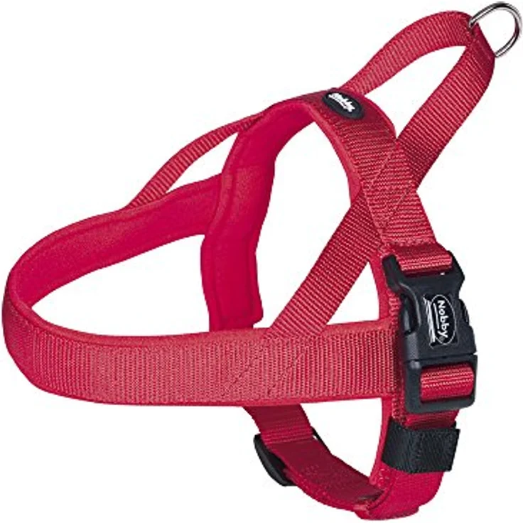 Nobby Norwegergeschirr Classic Preno, rot / rot L: 50-64 cm + 42 cm, B: 25/35 mm, 1 Stück – Bild 1