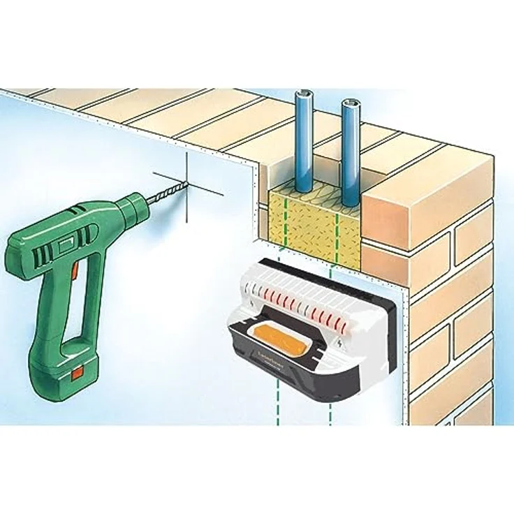 LASERLINER StarSensor 150 080.977A, Elektronisches Leitungsortungsgerät mit max. Ortungstiefe 40 mm und LED-Anzeige – Bild 9