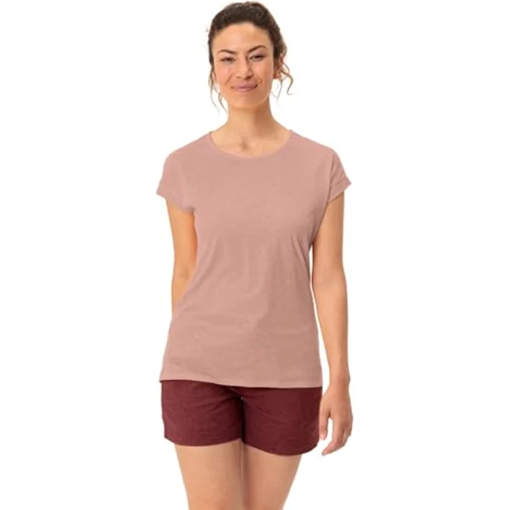 Vaude Moja IV, Damen Shirt aus 100% Bio-Baumwolle, atmungsaktiv, pink, Größe M – Bild 3
