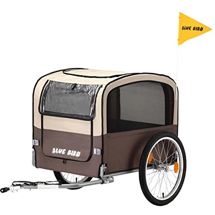 Blue Bird Disabled - Do not use Hunde-Anhänger Blue BIRD-20-BRAUN/BEIGE Disabled - Do not use Hunde-Anhänger Blue BIRD-20-BRAUN/BEIGE – Bild 2