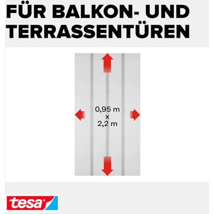 Tesa Fliegengitter Lamellentür tesa Insect Stop Standard 0,95x2,20m we – Bild 5