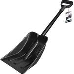 KOTARBAU® Auto Schneeschaufel Kunststoff Schneeschieber mit Aluminium Extra-Click Griff 80cm Kleine Auto Spaten Schneeschippe Schneeräumgeräte Schnee Schaufel Schneeschaufeln Schneeschüppe Klappspaten