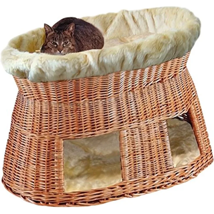 Silvio Design Katzenbett, Katzenhöhle, Katzen Wohnwelt, Maße: ca. 80 x 53 x 50 cm