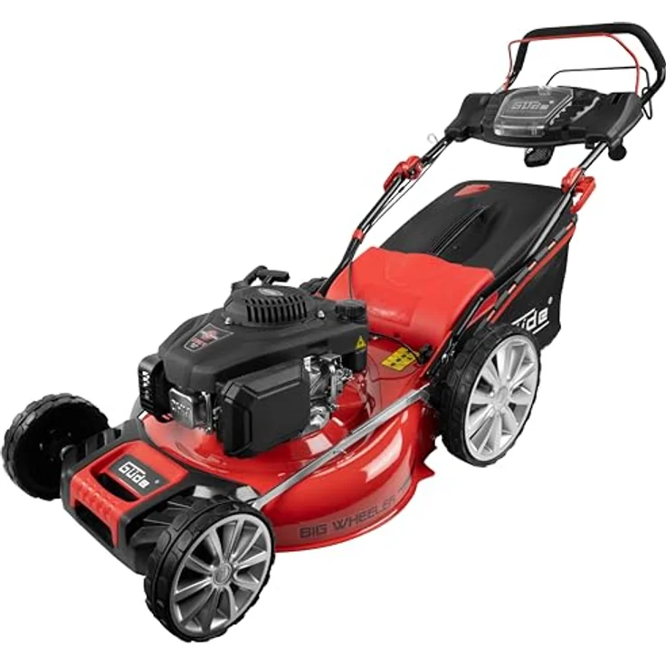 Güde Benzinrasenmäher BIG WHEELER 554.3 R, 55 cm Schnittbreite, 3 Funktionen: Mähen, Sammeln und Mulchen, grün – Bild 6