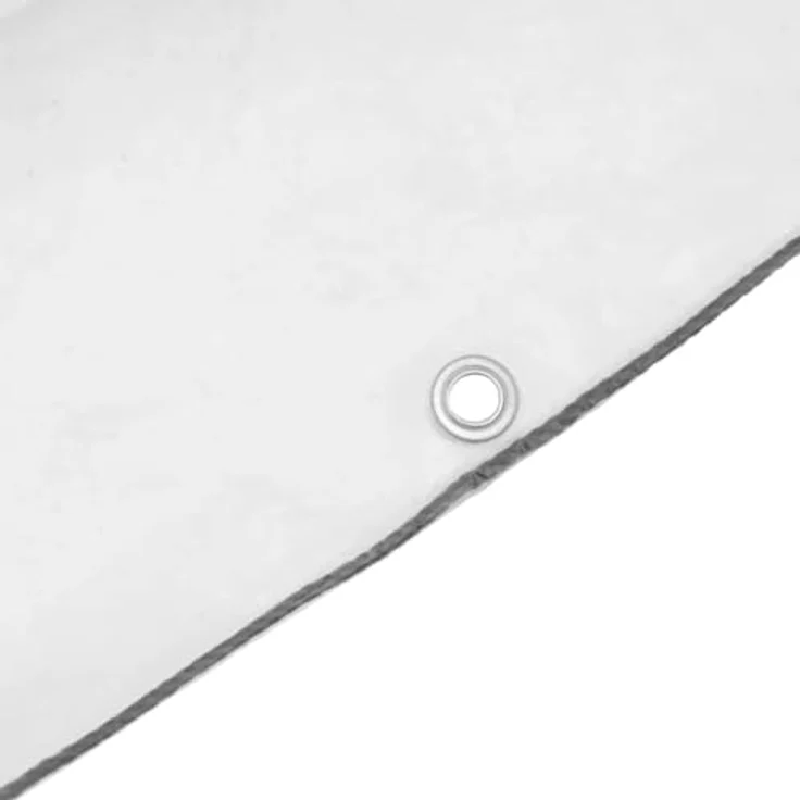 vidaXL Transparente Plane mit Ösen, 5 x 12 m Polyethylen, wasserfest und robust, transparent – Bild 8