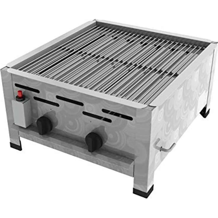ChattenGlut Gasgrill ChattenGlut Gastrobräter 9kW mit Rost, BxTxH: 480x530x270 cm, Edelstahl, Made in Germany, Piezozündung, Flammüberwachung – Bild 2